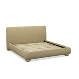 TOV Rayne Honey Textured Fabric King Bed