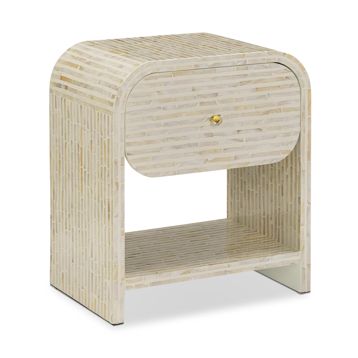 TOV Borno Mother of Pearl Nightstand