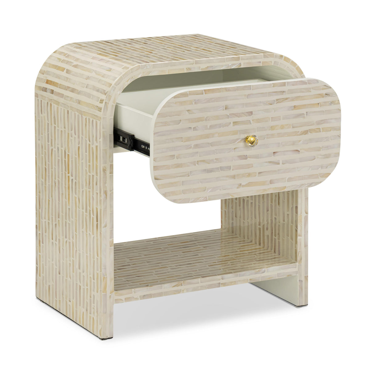 TOV Borno Mother of Pearl Nightstand