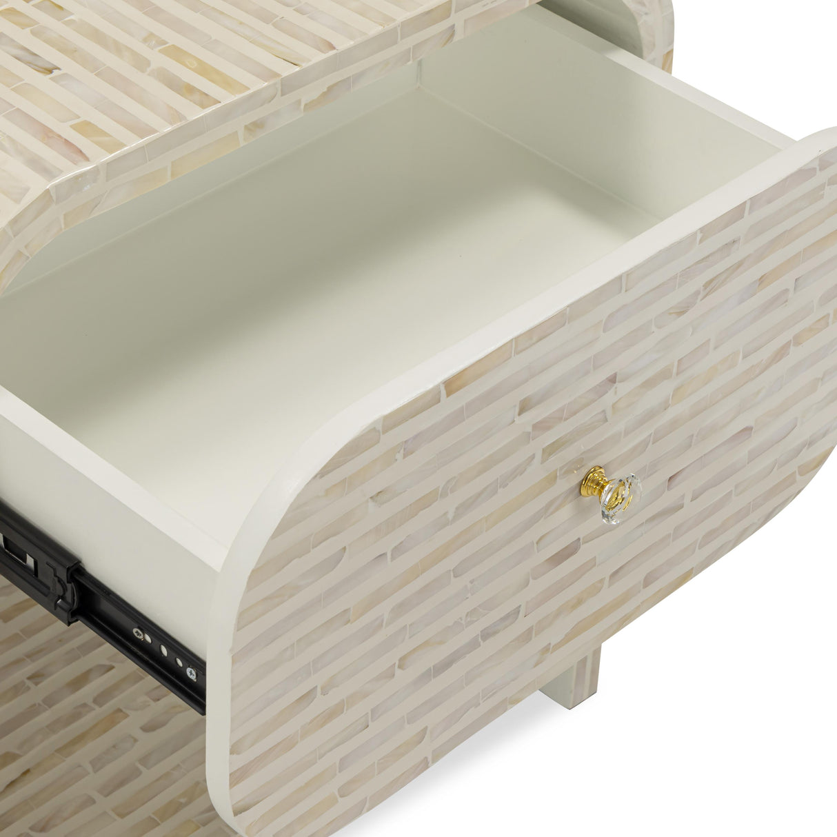 TOV Borno Mother of Pearl Nightstand