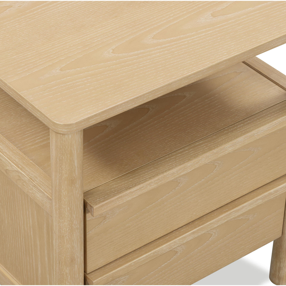 TOV Tyra Natural Cerused Ash Nightstand