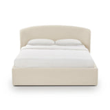 TOV Corey Cream Upcycled Linen Queen Storage Bed