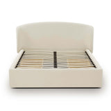 TOV Corey Cream Upcycled Linen Queen Storage Bed