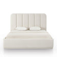 TOV Parker Cream Chenille King Bed