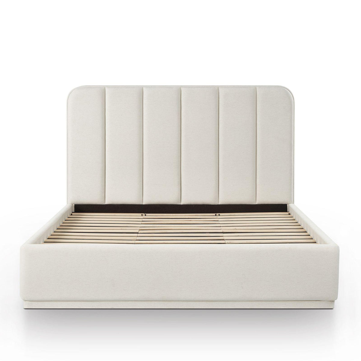 TOV Parker Cream Chenille King Bed