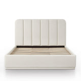 TOV Parker Cream Chenille King Bed