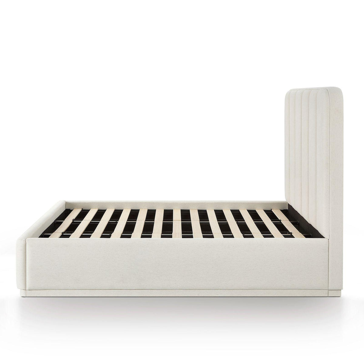 TOV Parker Cream Chenille King Bed
