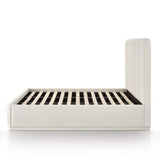 TOV Parker Cream Chenille King Bed