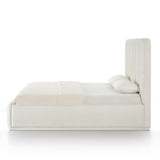 TOV Parker Cream Chenille King Bed