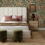 TOV Parker Cream Chenille King Bed