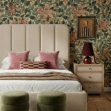 TOV Parker Tan Chenille Queen Bed