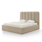 TOV Parker Tan Chenille King Bed