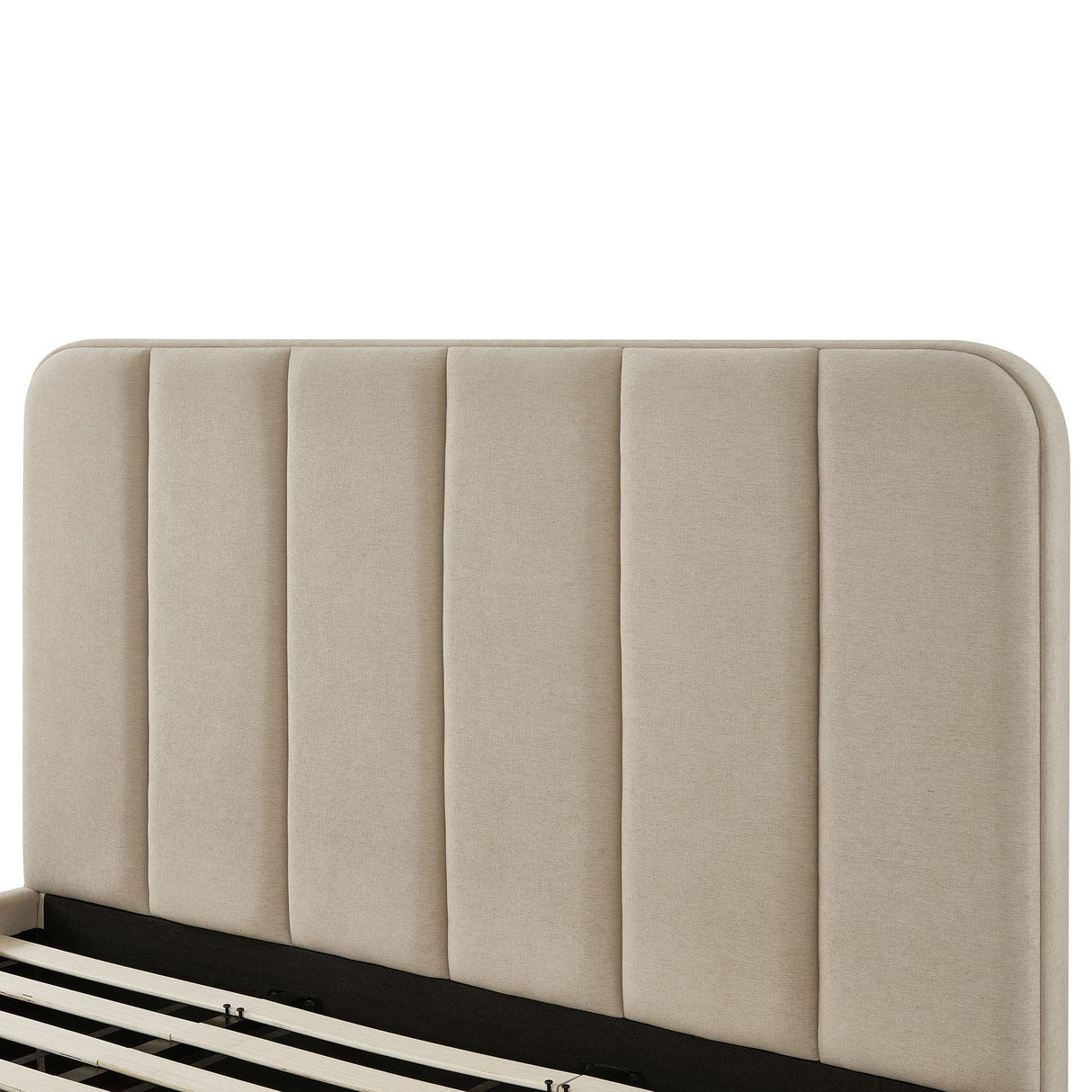 TOV Parker Tan Chenille King Bed