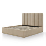 TOV Parker Tan Chenille King Bed