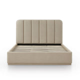 TOV Parker Tan Chenille King Bed