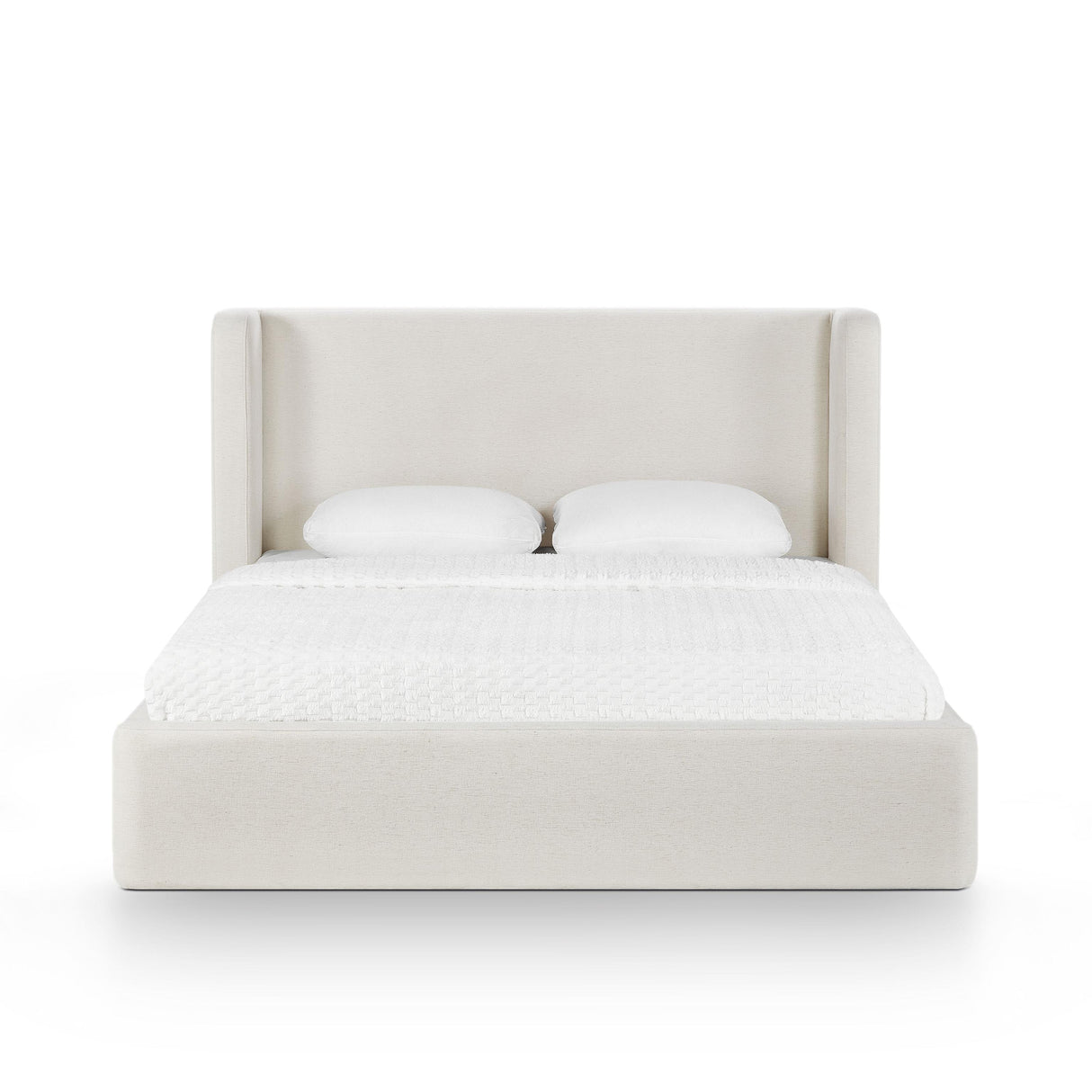 TOV Harmony Cream Performance Chenille Queen Bed
