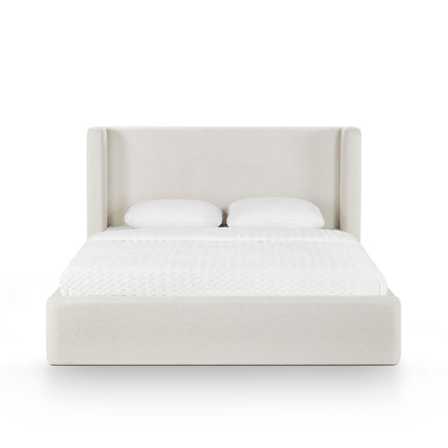 TOV Harmony Cream Performance Chenille Queen Bed