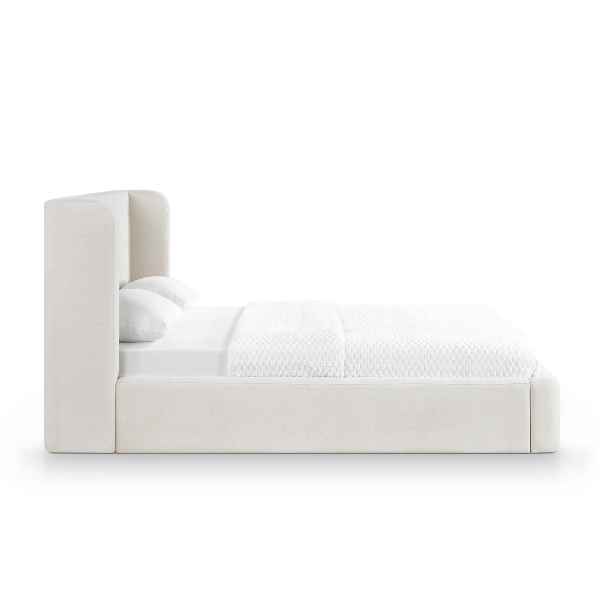 TOV Harmony Cream Performance Chenille Queen Bed