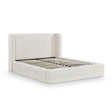 TOV Harmony Cream Performance Chenille Queen Bed
