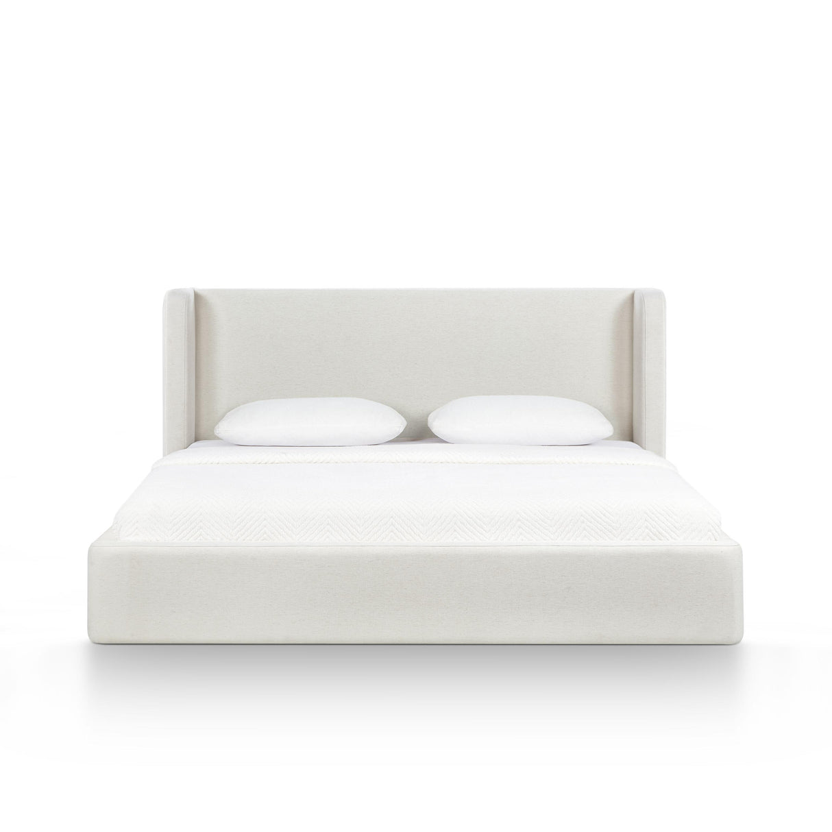 TOV Harmony Cream Performance Chenille King Bed