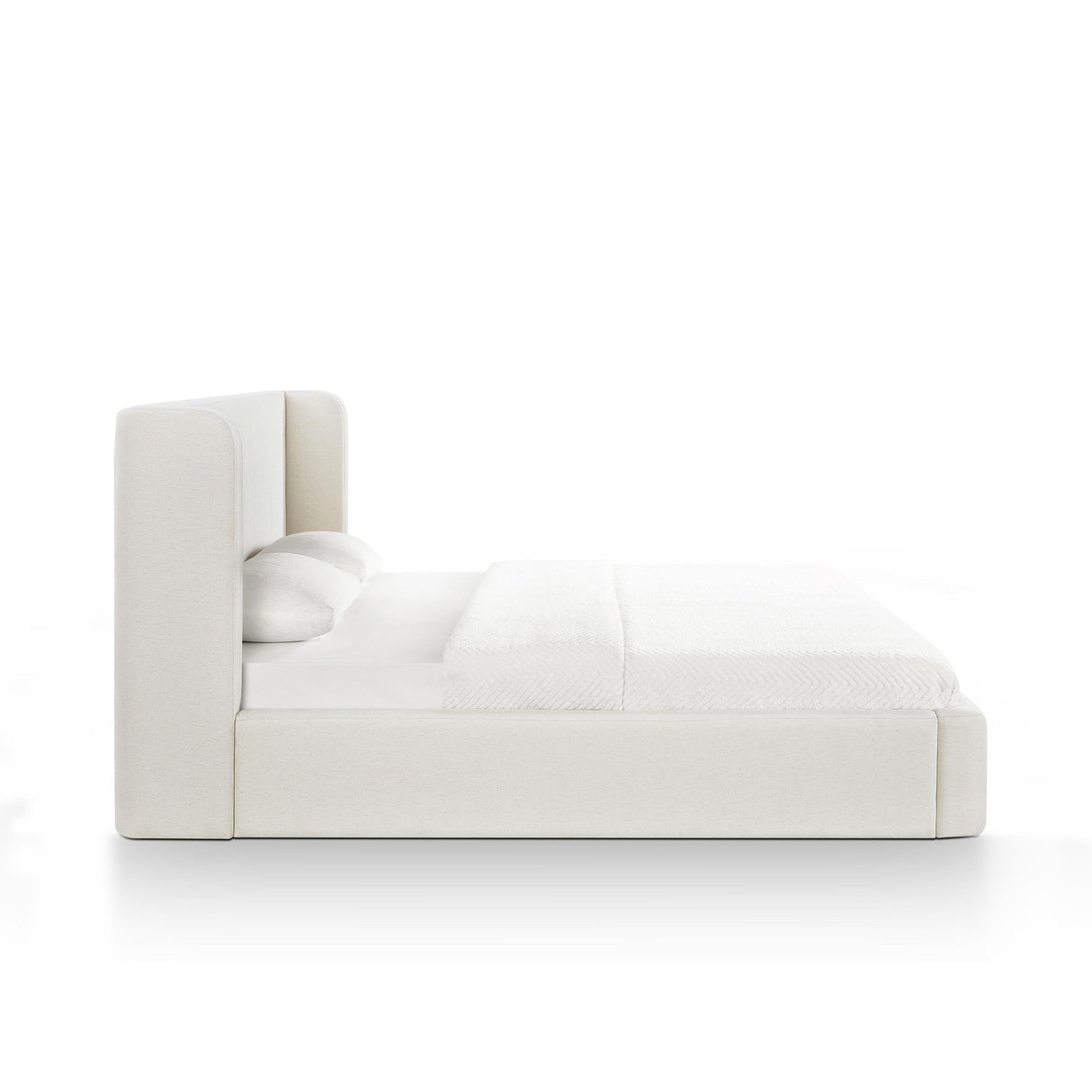 TOV Harmony Cream Performance Chenille King Bed