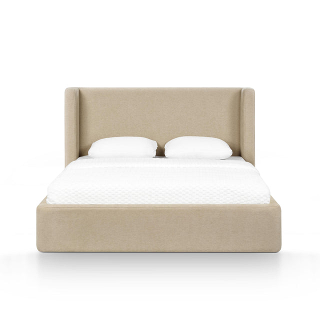 TOV Harmony Tan Performance Chenille Queen Bed