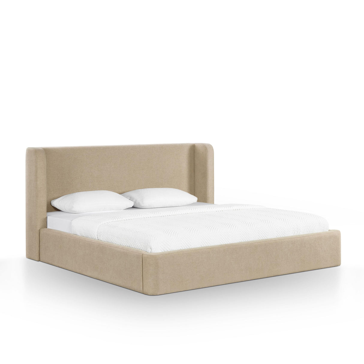 TOV Harmony Tan Performance Chenille King Bed