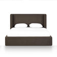 TOV Harmony Chocolate Brown Performance Chenille Queen Bed