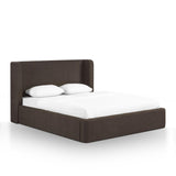 TOV Harmony Chocolate Brown Performance Chenille Queen Bed