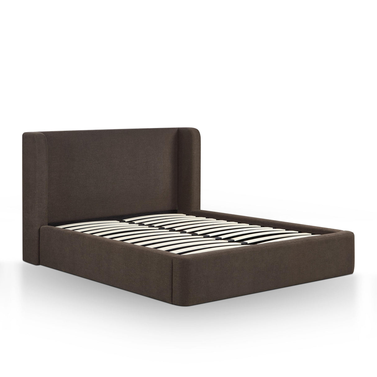 TOV Harmony Chocolate Brown Performance Chenille Queen Bed