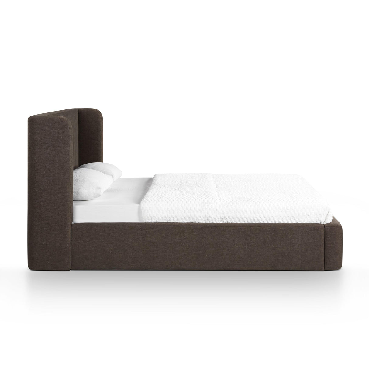 TOV Harmony Chocolate Brown Performance Chenille Queen Bed