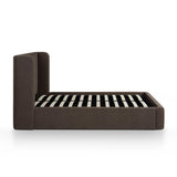 TOV Harmony Chocolate Brown Performance Chenille Queen Bed