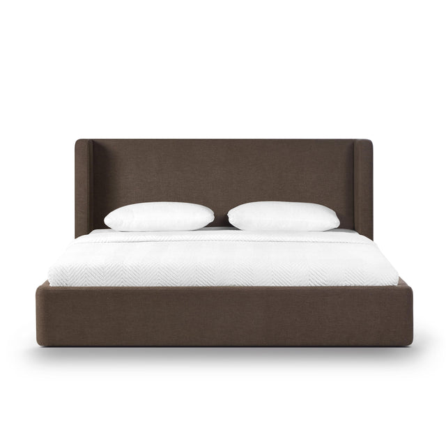 TOV Harmony Chocolate Brown Performance Chenille King Bed