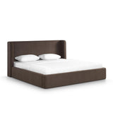 TOV Harmony Chocolate Brown Performance Chenille King Bed