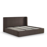 TOV Harmony Chocolate Brown Performance Chenille King Bed