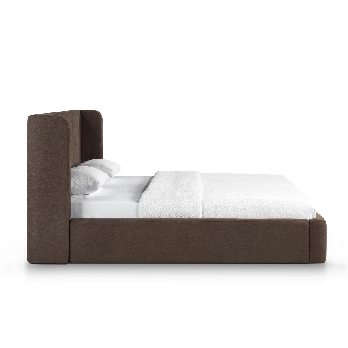 TOV Harmony Chocolate Brown Performance Chenille King Bed