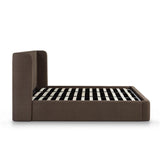 TOV Harmony Chocolate Brown Performance Chenille King Bed