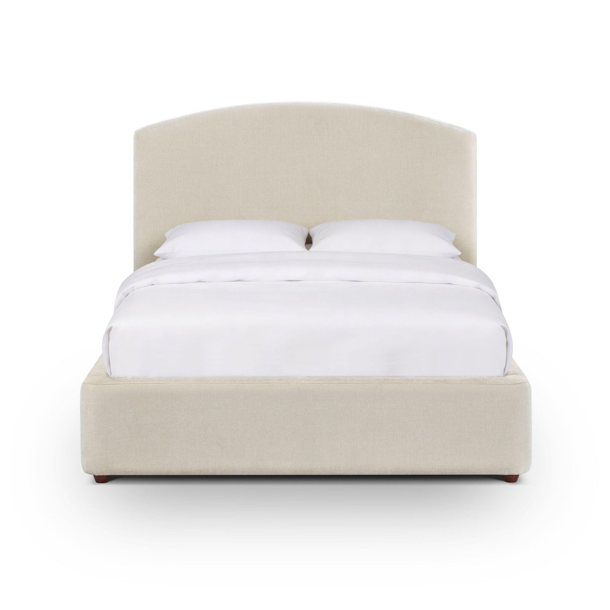 TOV Leah Cream Performance Chenille Bed in Special 48 Width Sizing