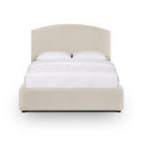TOV Leah Cream Performance Chenille Bed in Special 48 Width Sizing