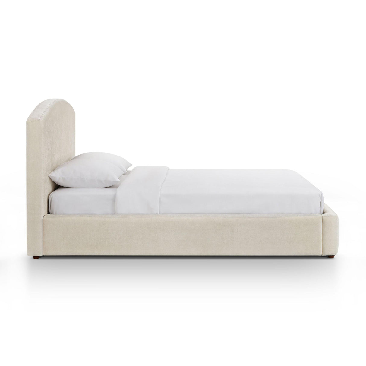 TOV Leah Cream Performance Chenille Bed in Special 48 Width Sizing
