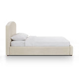 TOV Leah Cream Performance Chenille Bed in Special 48 Width Sizing