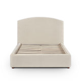 TOV Leah Cream Performance Chenille Bed in Special 48 Width Sizing