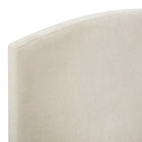 TOV Leah Cream Performance Chenille Bed in Special 48 Width Sizing