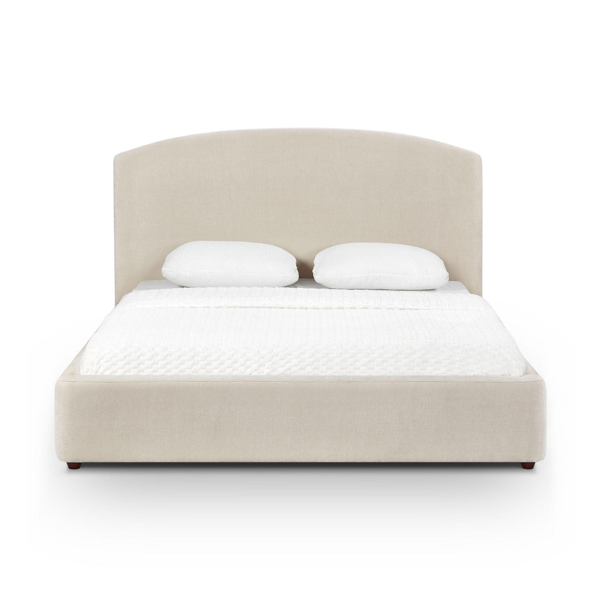 TOV Leah Cream Performance Chenille Queen Bed
