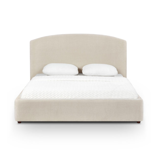 TOV Leah Cream Performance Chenille Queen Bed