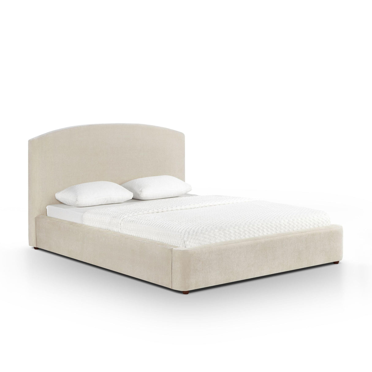 TOV Leah Cream Performance Chenille Queen Bed