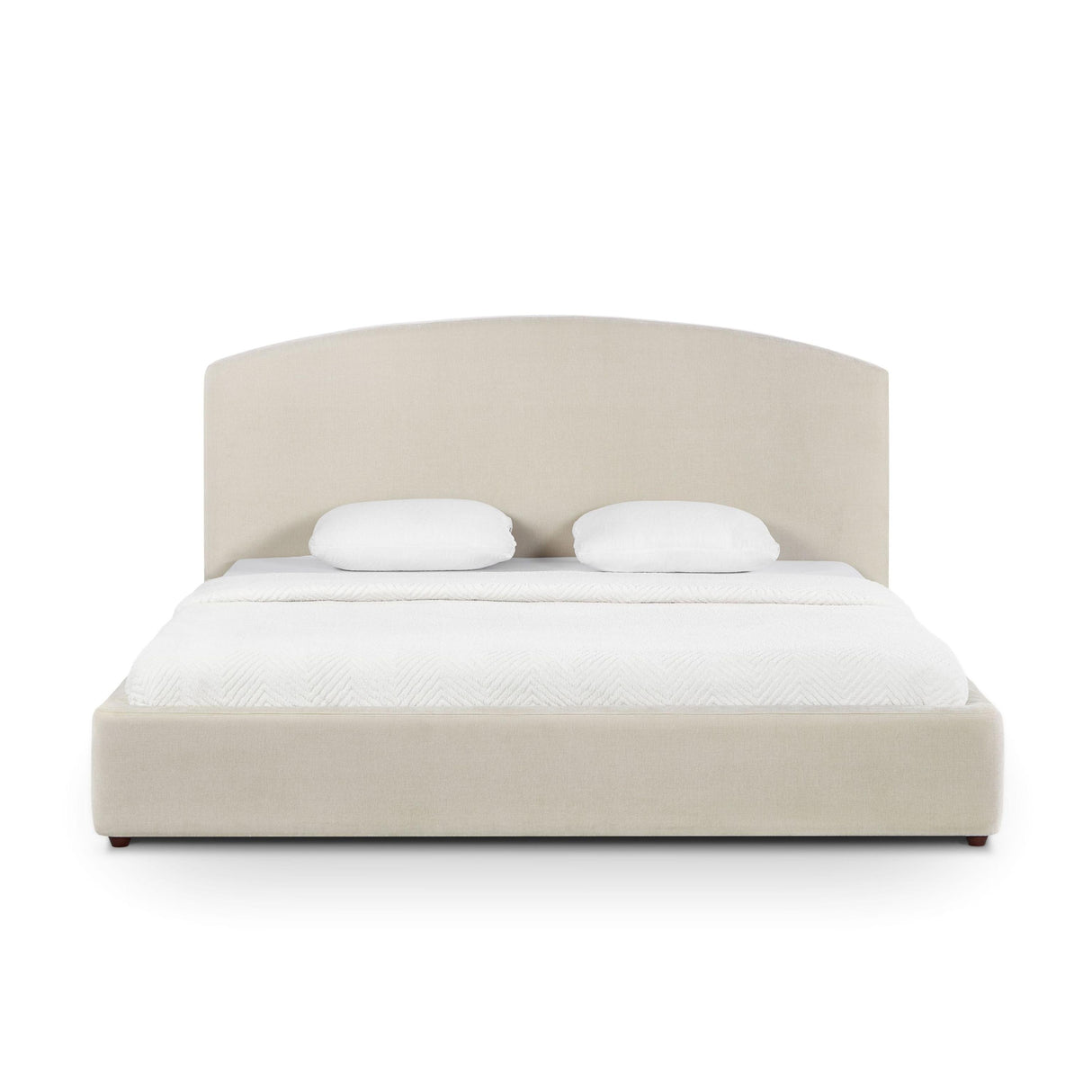 TOV Leah Cream Performance Chenille King Bed