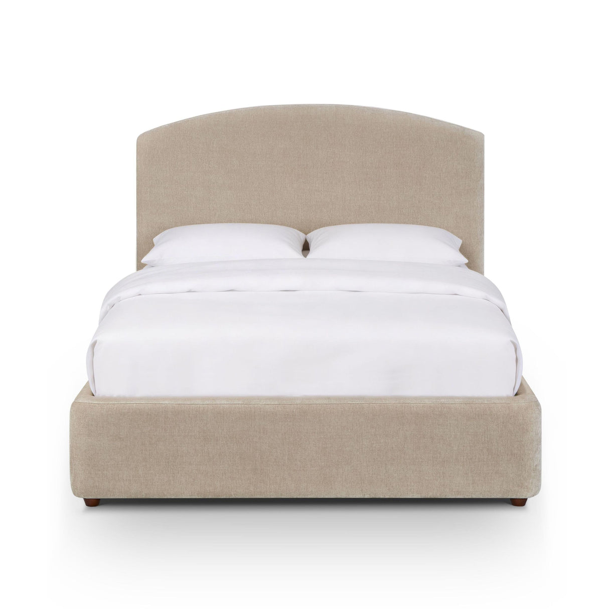 TOV Leah Taupe Performance Chenille Bed in Special 48 Width Sizing