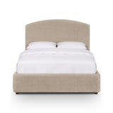 TOV Leah Taupe Performance Chenille Bed in Special 48 Width Sizing
