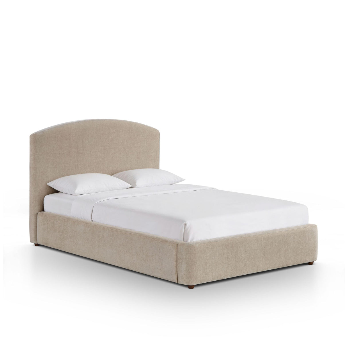 TOV Leah Taupe Performance Chenille Bed in Special 48 Width Sizing